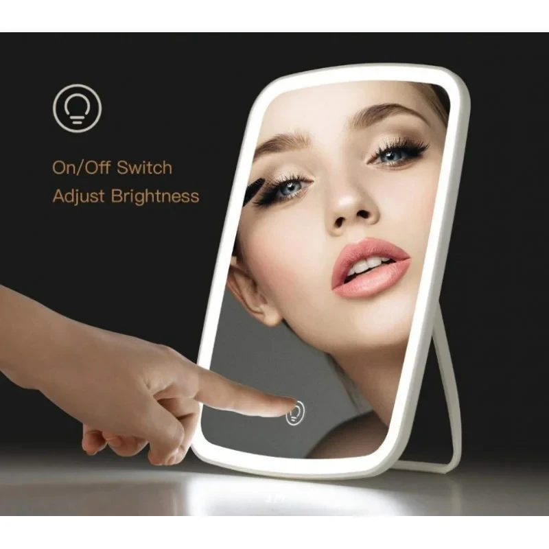 Дзеркало з підсвіткою для макіяжу акумуляторне Jordan Judy LED Makeup Mirror iC227