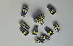 Лампа LED T10 (W5W, t10) 12v Can білий дуже яскравий