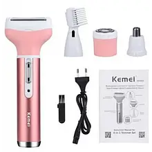 Акумуляторний жіночий комплект для грумінгу 4 в 1 Gemei GM-3074 YU227