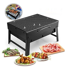 Мангал Барбекю GP-4276 (43×30×22,5 см) Компактний переносний гриль-мангал для пікніка та відпочинку YU227