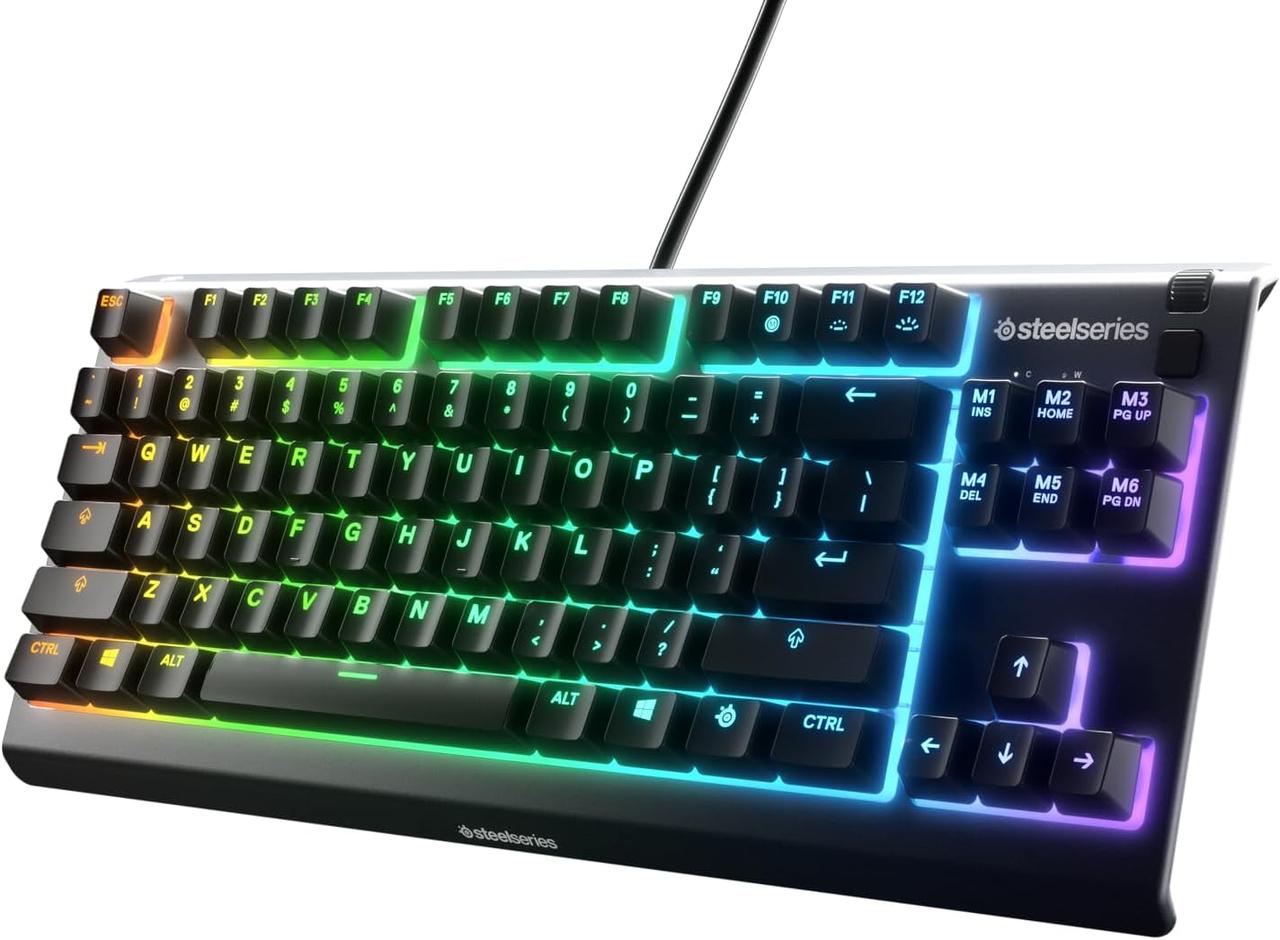 Клавіатура SteelSeries Apex 3 TKL USB ENG/RUS/UA (64831), фото 1