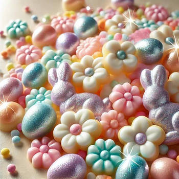 Посипки кондитерські: фігурні, з перламутровим блиском, драже