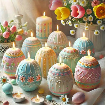 Свічки декоративні великодні