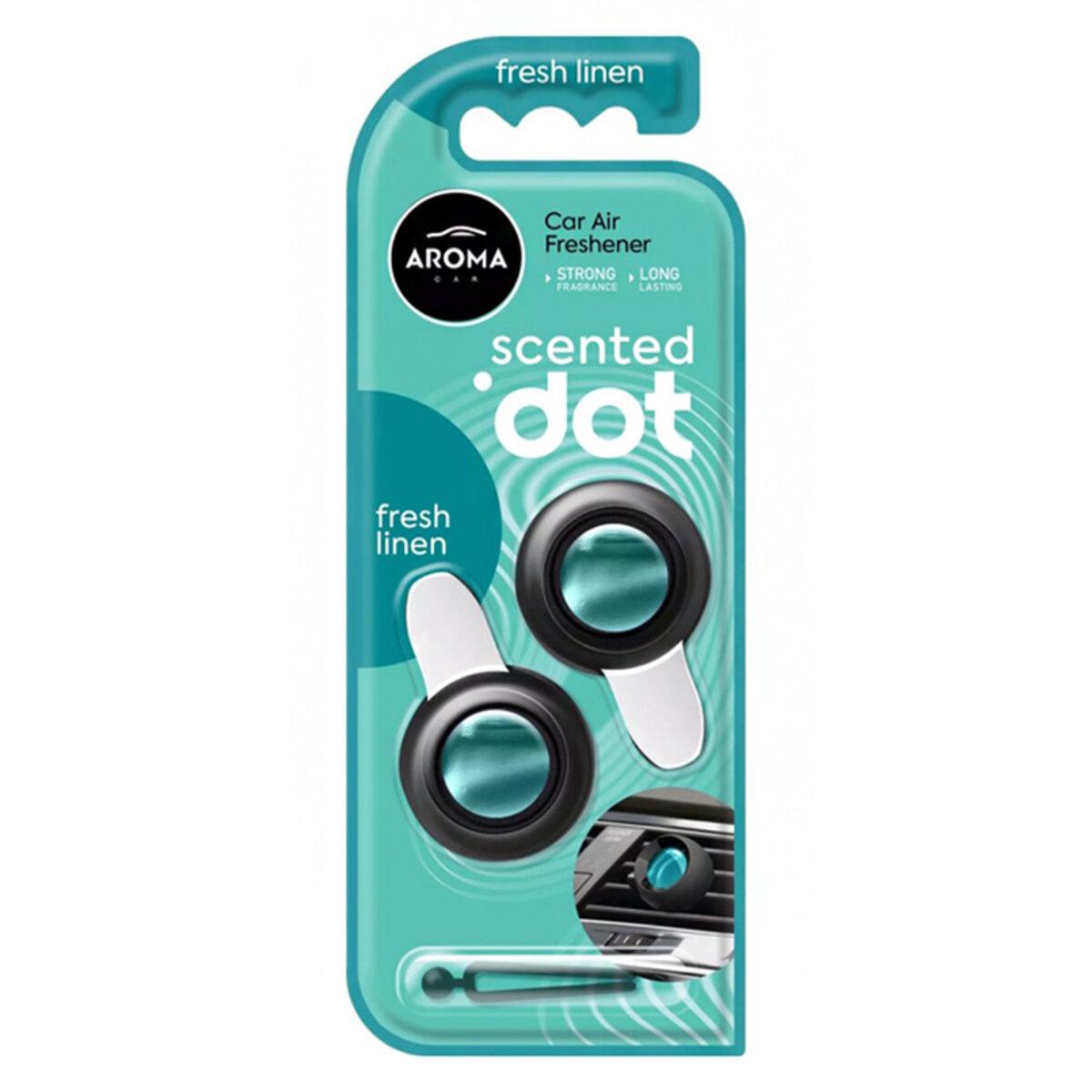 Ароматизатор Aroma Car Double DOT - Fresh Linen рідкий (12013)