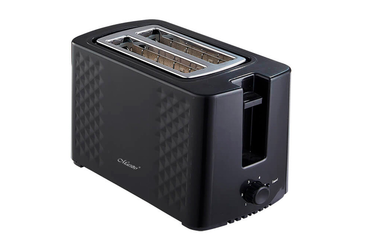 Тостер Maestro 750Вт чорний (MR-701), фото 1