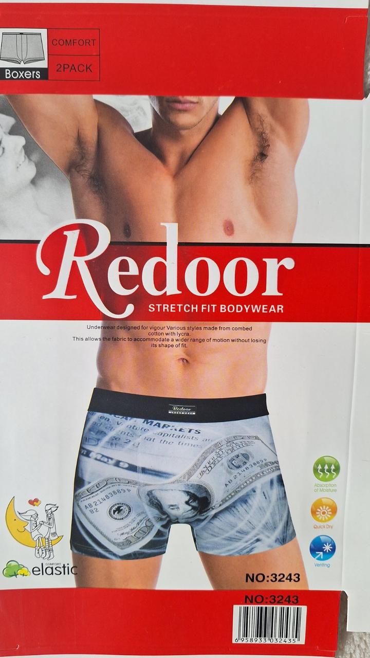 Труси - боксери чоловічі "Redoor", РОСТОВКА (від L до 3XL). Чоловічі труси - шорти, білизна чоловіча.