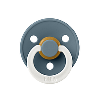 Пустушка BIBS Colour Latex Round (кругла) – Petrol GLOW (світиться в темряві) 0-6міс.