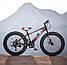 Стильний алюмінієвий велосипед Fat Bike 24"×4.0, рама 15", S800 Hammer Extrime, чорно-червоний, фото 8