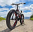Стильний алюмінієвий велосипед Fat Bike 26"×4.0, рама 17", S800 Hammer Extrime, чорно-червоний, фото 5