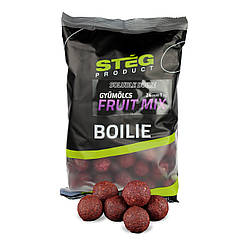 Розчинні бойли Stég Product Soluble Boilie 24mm Fruit mix 1kg