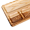 Дошка для подачі дерев'яна 30×20 см прямокутна на 3 секції, фото 3
