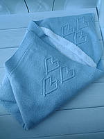 Дитячий в'язаний плед конверт з утеплювачем (хутром), 85х95 см. Туреччина