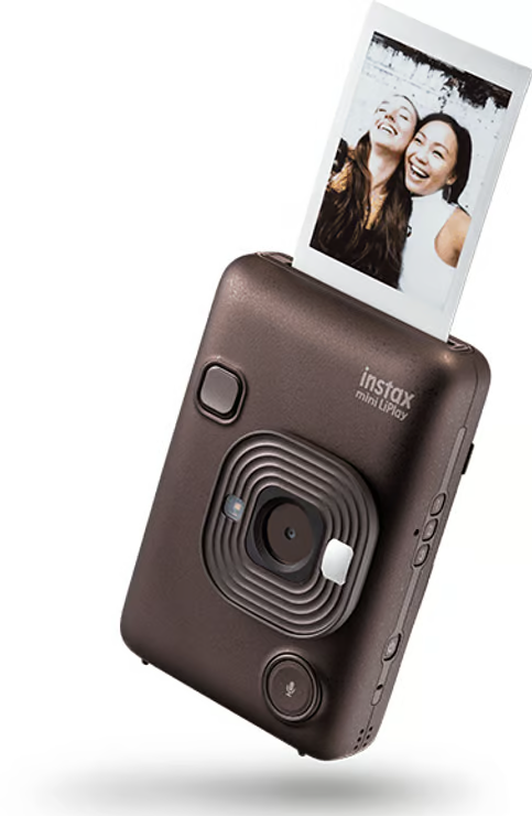Фотокамера миттєвого друку Fujifilm Instax mini LiPlay Brown