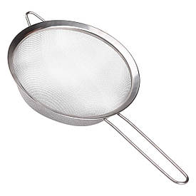 Сито дуршлак з ручкою 20 см дрібної сітці з нержавіючої сталі