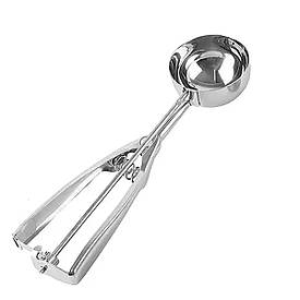 Кругла ложка для морозива 7,2х23 см із нержавіючої сталі