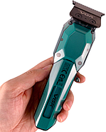 Машинка акумуляторна для стрижки волосся з дисплеєм та 4 насадками VGR V-900, фото 3