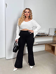 Штани жіночі замшеві БАТАЛ