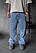 Джинси чоловічі широкі в стилі BAGGY | Широкі джинси демісезонні 100% бавовна, фото 2