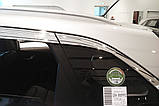 Дефлектори вікон хромовані (вітровики) KIA NIRO 2016-2022 6шт. (Autoclover/Корея), фото 5
