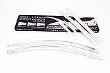 Дефлектори вікон хромовані (вітровики) KIA NIRO 2016-2022 6шт. (Autoclover/Корея), фото 10