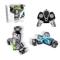 Машинка радіокерована 2,4G, акумулятор, трюкова, світло, колеса-ролики, USB, 2 кольори, коробка 23,5-20-10 см