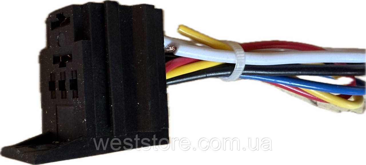 Роз'єм реле під 5 контактів (mini) Ланос, ВАЗ 1118 з проводами (мама), фото 1