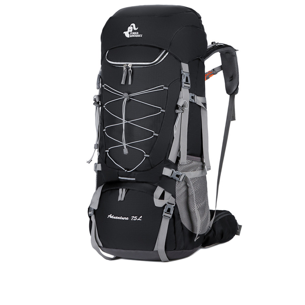 Рюкзак туристичний FREE KNIGHT Adventure Trekking, 75 літрів + дощовик на рюкзак, фото 1