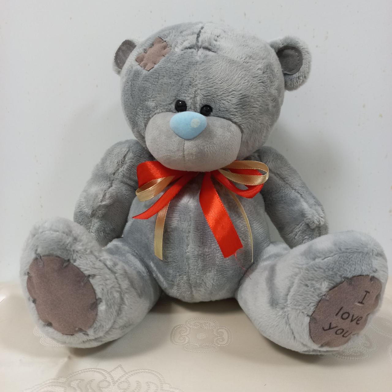 М`яка іграшка Ведмедик Тедді висота 40 см (22+18), фото 1