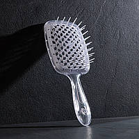 Щітка для волосся Hollow Comb Superbrush Plus Clear-White