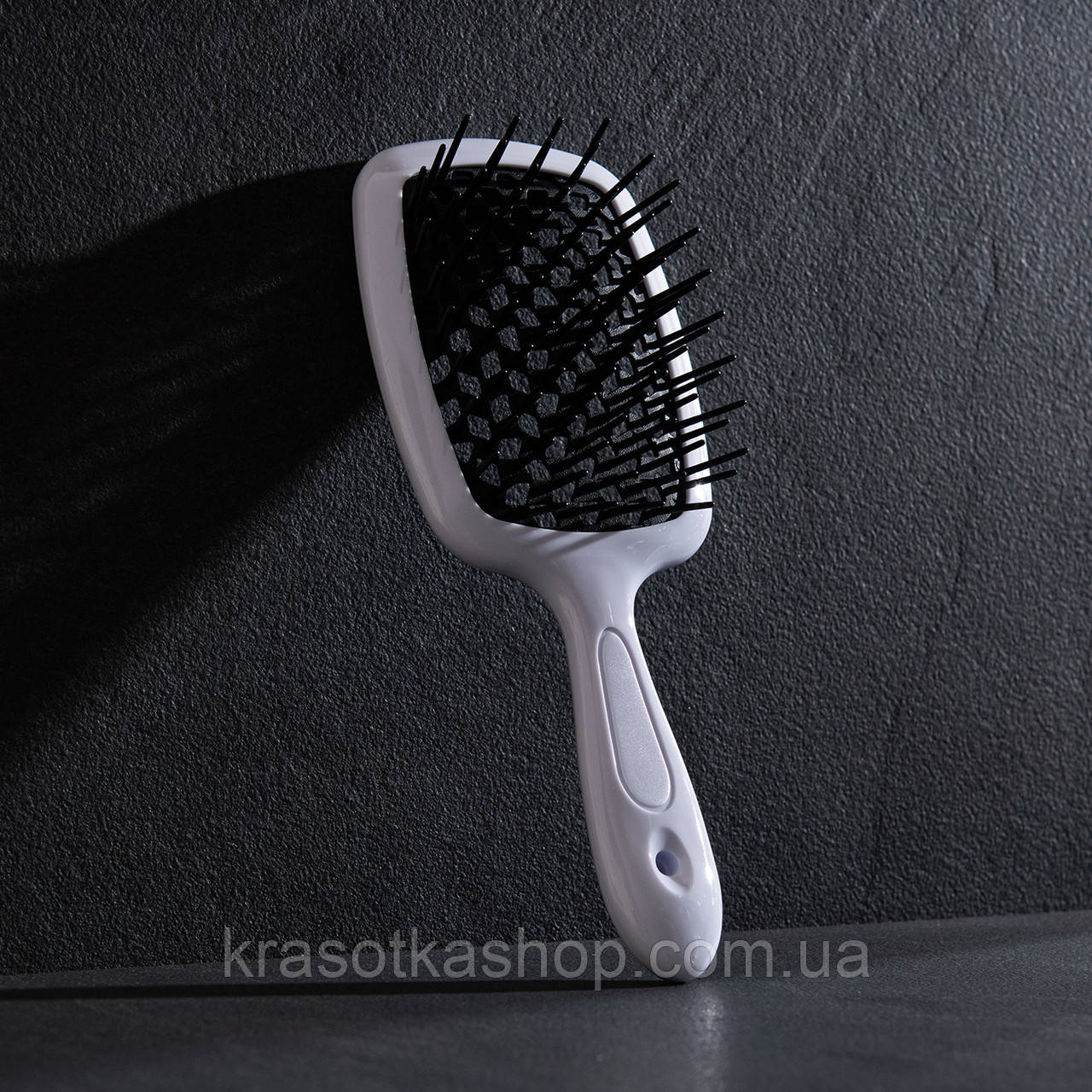 Щітка для волосся Hollow Comb Superbrush Plus White-Black