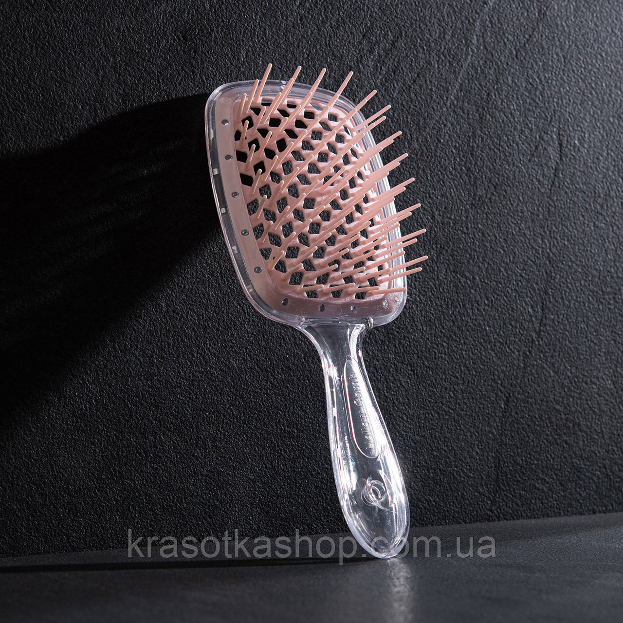 Щітка для волосся Hollow Comb Superbrush Plus Clear-Light Pink