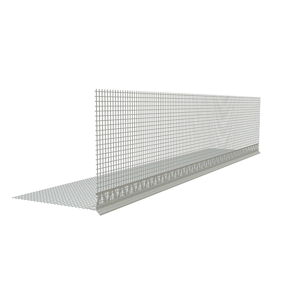 Кутник з ПВХ зі склосіткою з краплинним приливом PVC-B (2,5м) Thermomaster, фото 1