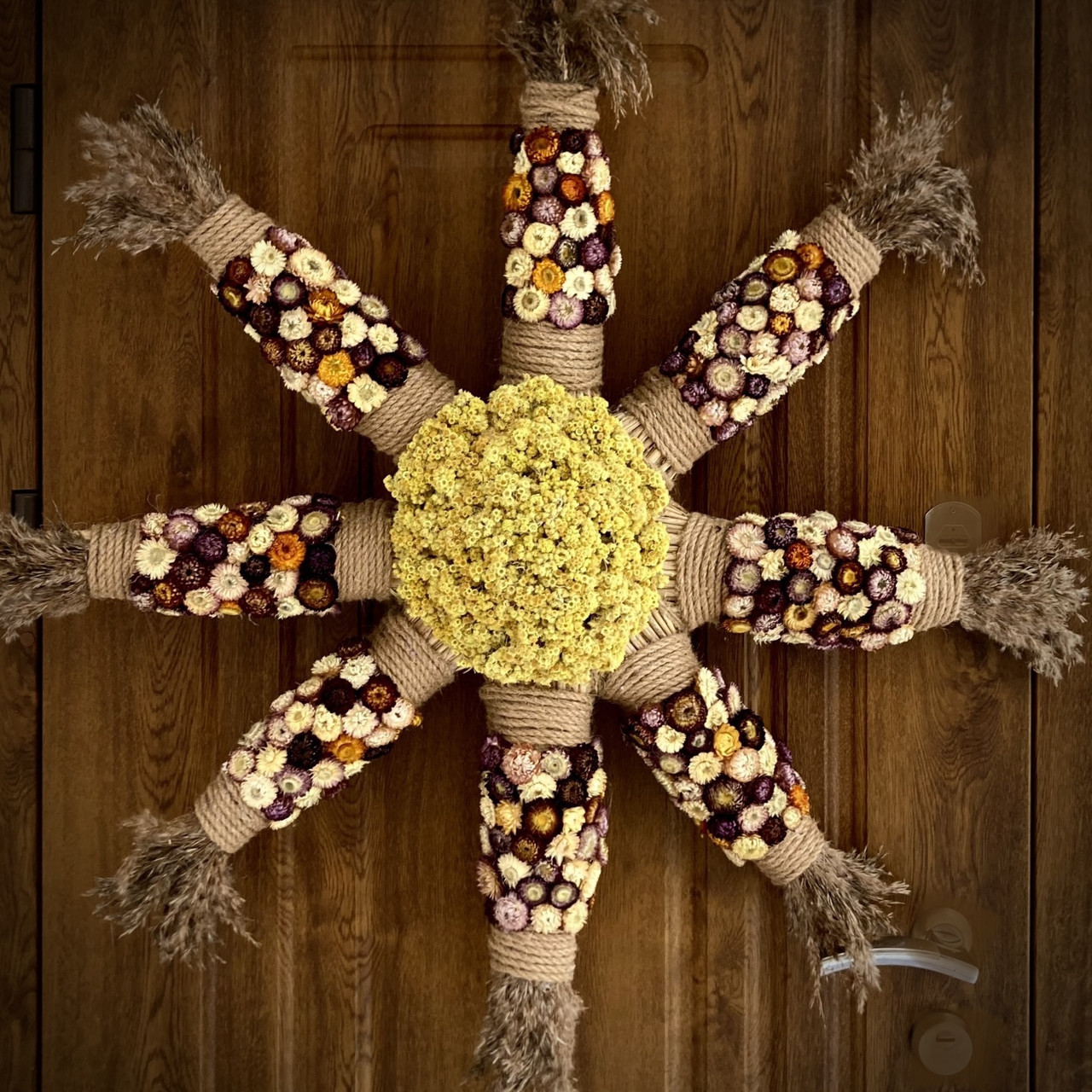 Солом’яна фігура "Колодій Зірка" на Масляну Ручна робота, оберіг