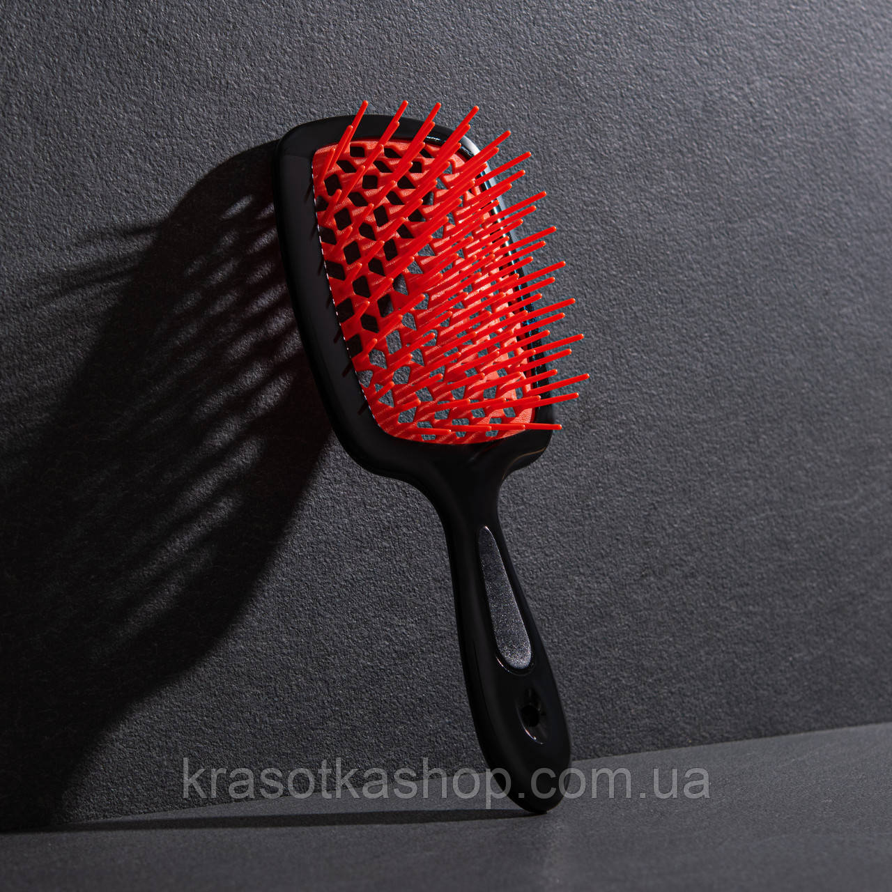 Гребінець для волосся Hollow Comb Superbrush Plus Black-Orange