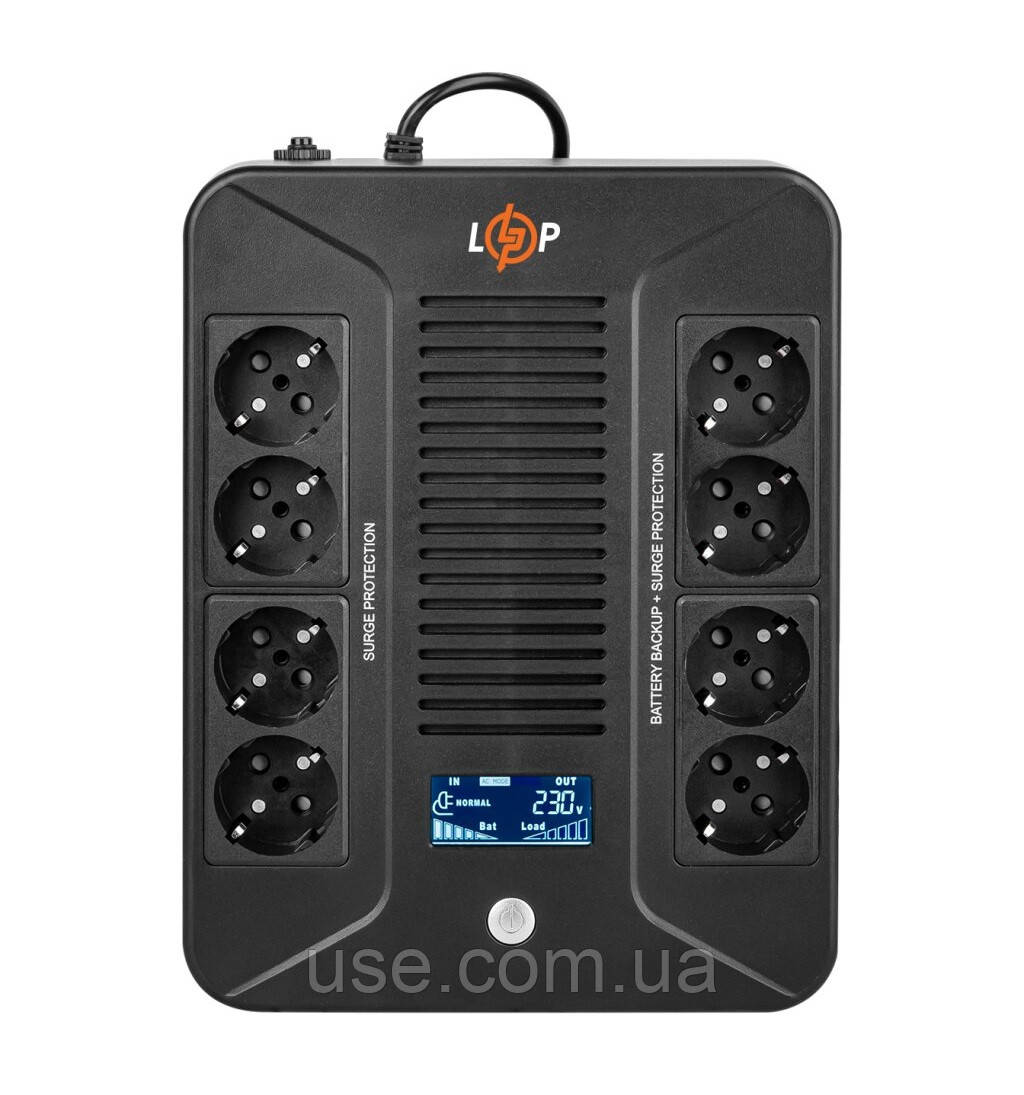 Безперебійник UPS 480 Вт, Logic Power, з внутрішньою АКБ 8Ah, 12 V, джерело живлення
