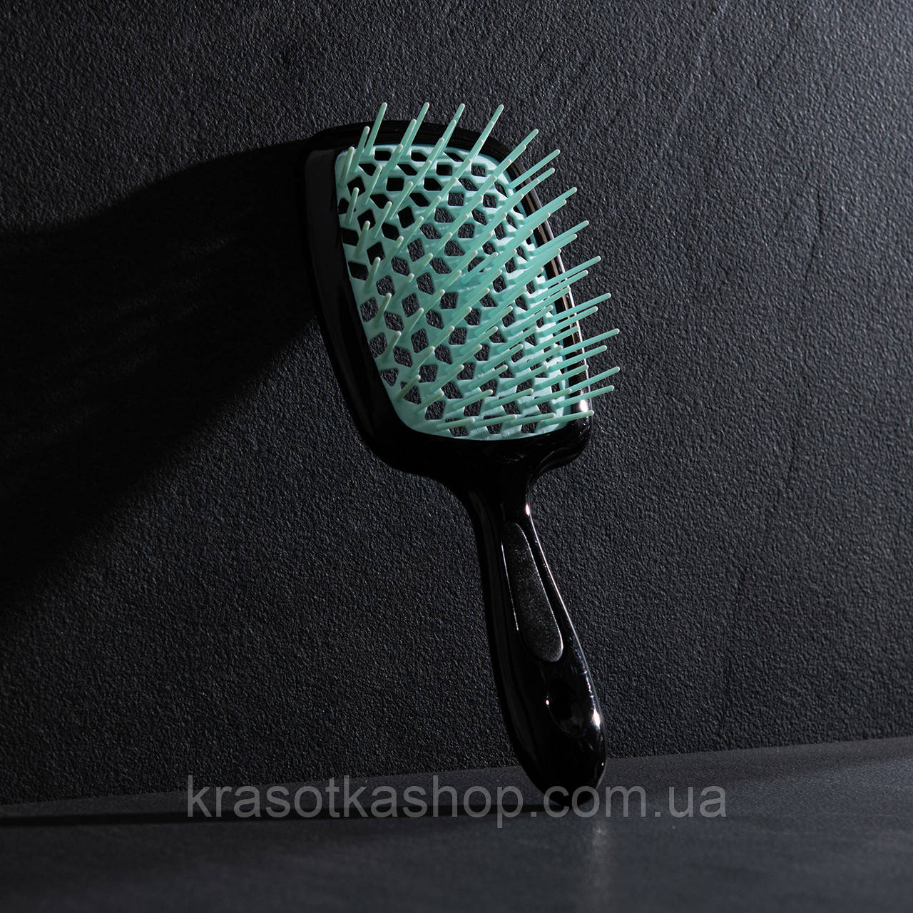 Гребінець для волосся Hollow Comb Superbrush Plus Black-Mint