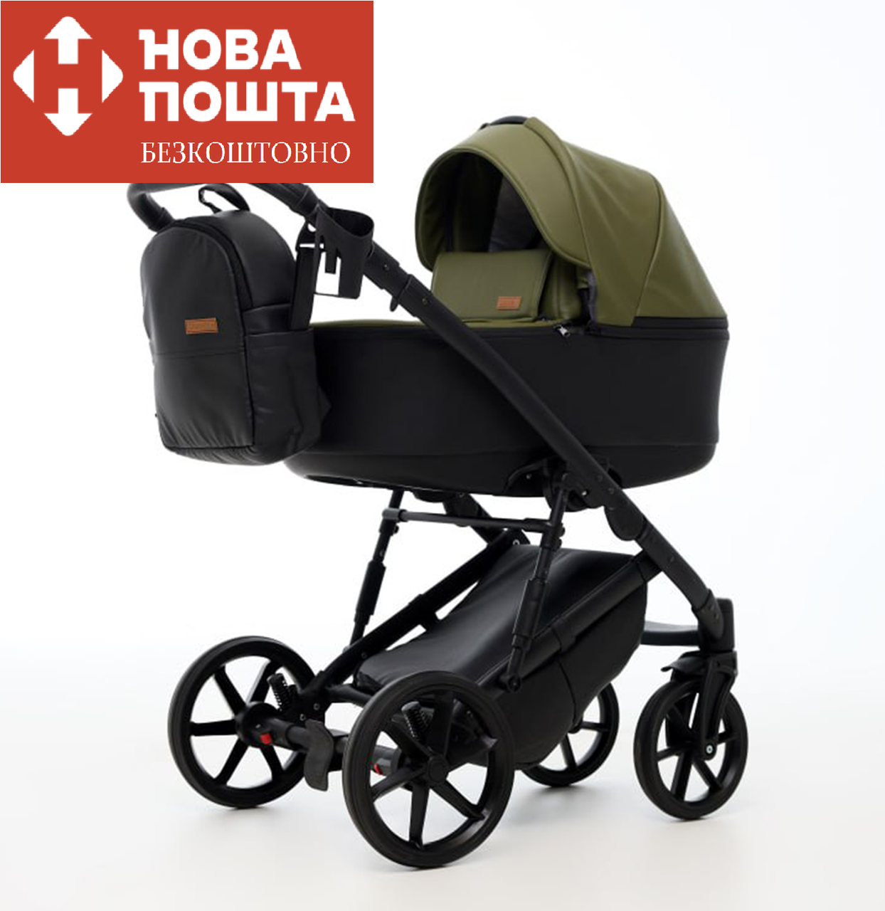 Коляска 2 в 1 Donatan Monako Up 4 зелена