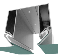 Профіль база  під Гарпун довжиною 1-2-3 метри (для натяжної стелі)