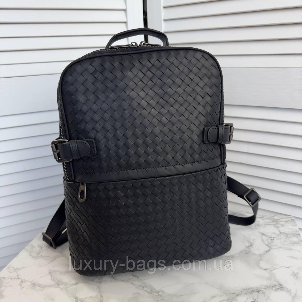 Великий чоловічий рюкзак зі шкіри Bottega Veneta