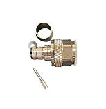 Роз'єм CAVEL N-male, розетка, тато, 11 ГГц, 50 Ом, кабель RG-8, RG-213, LMR400, WL400, обтиск, фото 6