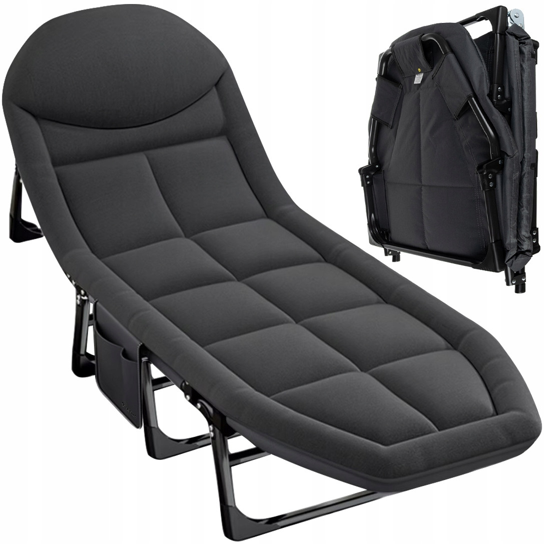 Складне туристичне ліжко з матрацом та регульованим підголівником – до 150 кг TRIZAND, фото 1