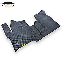 Передние автоковрики ЕВА для салона Citroen Jumpy, Spacetourer 2016- / Коврики EVA в автомобиль Ситроен Джампи Спэйстурер