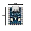 Raspberry Pi RP2040-Zero Мікроконтролер PICO RP2040, двоядерний процесор, непаяні контакти, фото 2