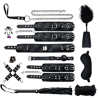 БДСМ набор для садо-маза 11 в 1 фетиш ролевых игр BDSM Ellips