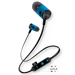Навушники з Bluetooth/MicroCD (Магнітні, спортивні, потужні) MG-G20 Синій