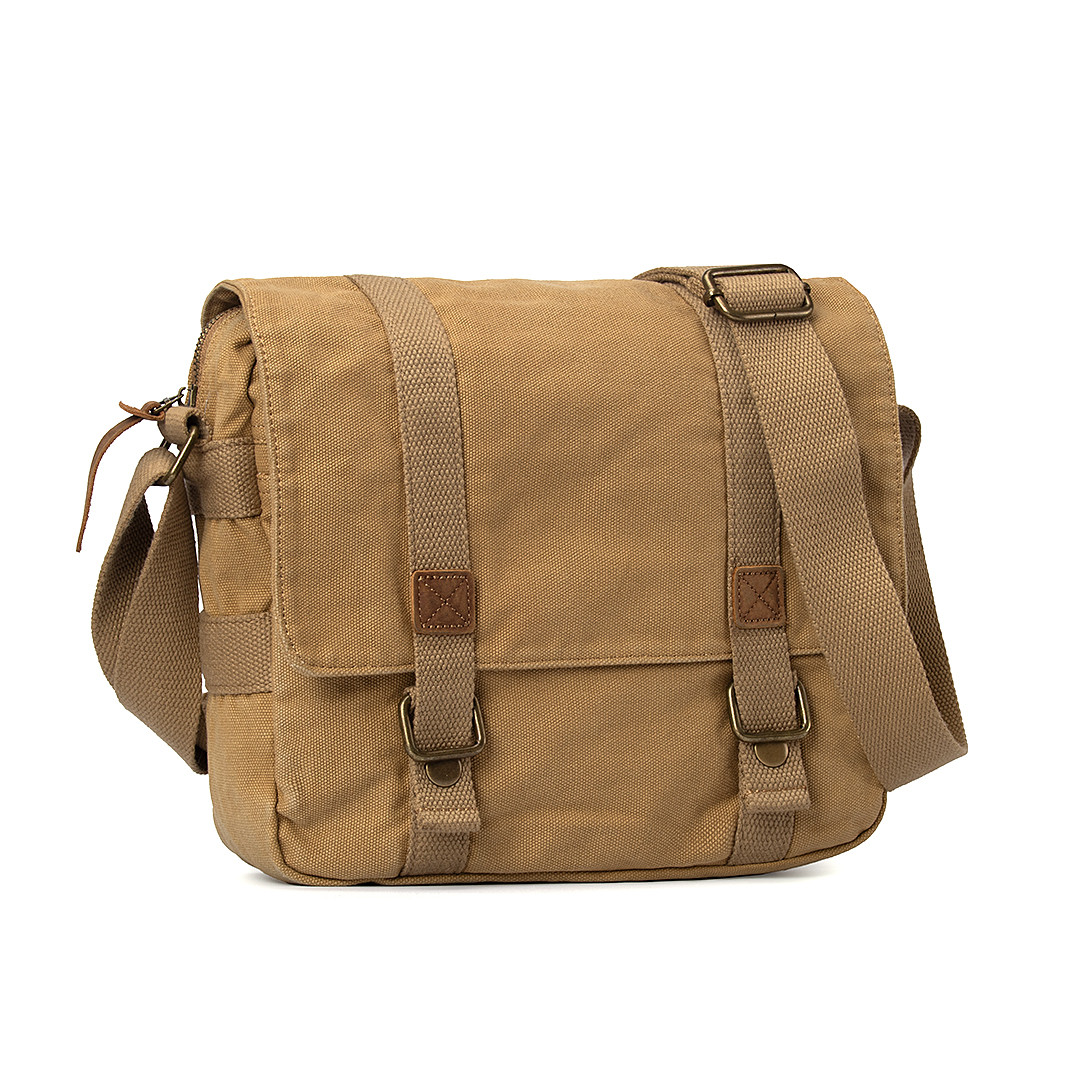 Сумка чоловіча S.c.cotton месенджер через плече хакі арт.00047, фото 1