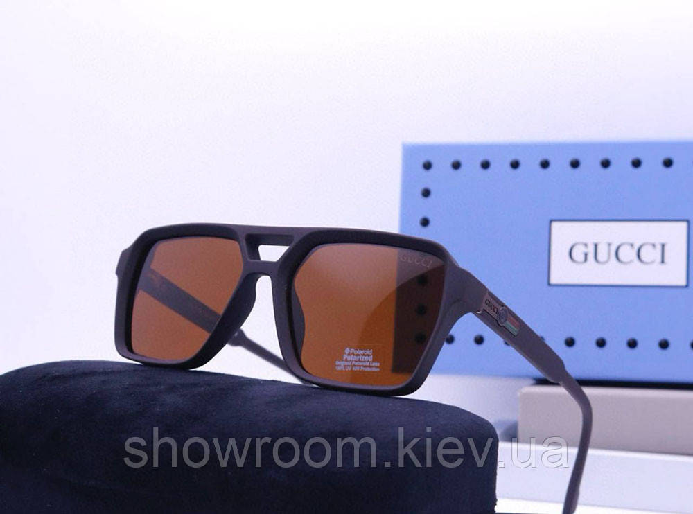 Чоловічі сонцезахисні окуляри з поляризацією GG (5106) brown