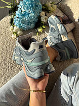 Кросівки унісекс New Balance 9060 Arctic Grey Нью Беланс 9060 арктик шкіряні сірі з синім демісезон, фото 6