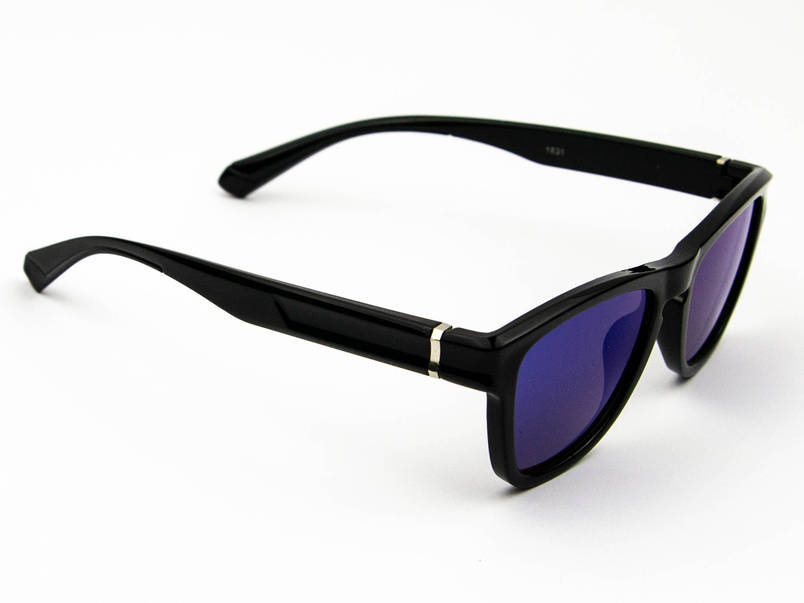 Оптом дитячі модні сонцезахисні окуляри UV400 (арт. 1831) сині лінзи, фото 2