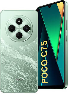 Xiaomi POCO C75 NFCスマートフォン 8+256GB グリーン POCO C75 8/256GB Green – купить в Киеве и Украине по ценам